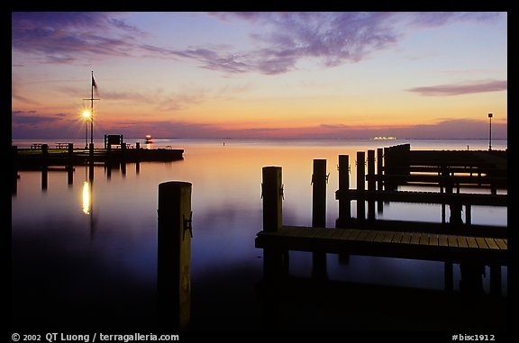 Elliott Key harbor, dusk. Biscayne National Park, Florida, USA.