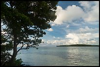 Sands Key across Lewis Cut from Boca Chita Key. Biscayne National Park ( color)