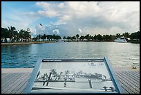 Clould and mangroves, Boca Chita Key. Biscayne National Park ( color)