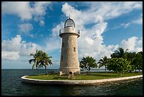 Lighthouse, Boca Chita Key. Biscayne National Park, Florida, USA.