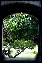 Entrance of Fort Jefferson. Dry Tortugas National Park, Florida, USA. (color)