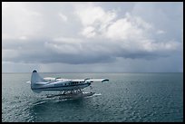 Seaplane and ocean. Dry Tortugas National Park, Florida, USA. (color)