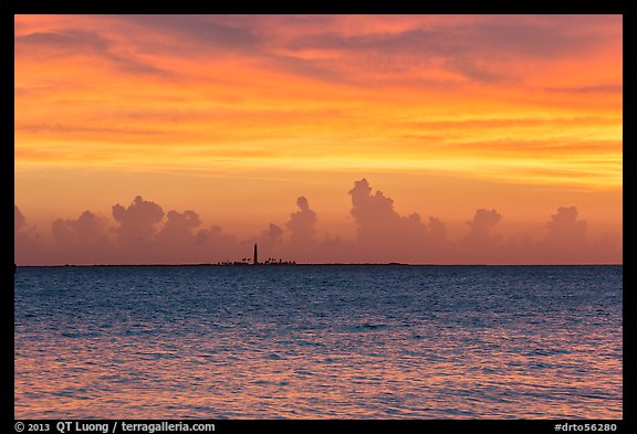 Loggerhead key at sunset. Dry Tortugas National Park (color)