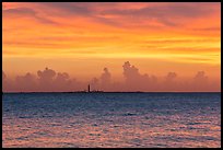 Loggerhead key at sunset. Dry Tortugas National Park, Florida, USA.