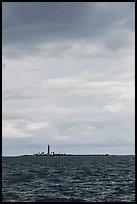 Loggerhead Key under storm sky. Dry Tortugas National Park, Florida, USA. (color)