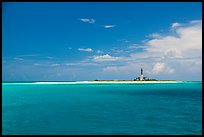 Turquoise waters around Loggerhead key. Dry Tortugas National Park, Florida, USA.