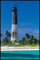 150-feet Loggerhead Light. Dry Tortugas National Park, Florida, USA. (color)