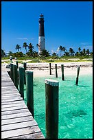 Deck and  Dry Tortugas Light Station, Loggerhead Key. Dry Tortugas National Park, Florida, USA. (color)