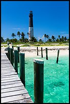 Deck and  Dry Tortugas Light Station, Loggerhead Key. Dry Tortugas National Park, Florida, USA.