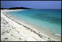 Beach on Bush Key. Dry Tortugas  National Park, Florida, USA.