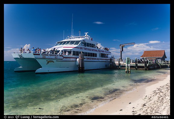 Yankee Freedom Ferry. Dry Tortugas National Park, Florida, USA.