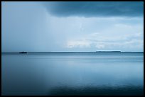 Approaching storm, Florida Bay. Everglades National Park ( color)