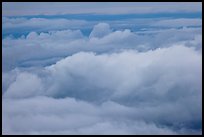 Clouds seen from Haleakala summit. Haleakala National Park ( color)