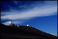 View inside Haleakala crater, early morning. Haleakala National Park ( color)