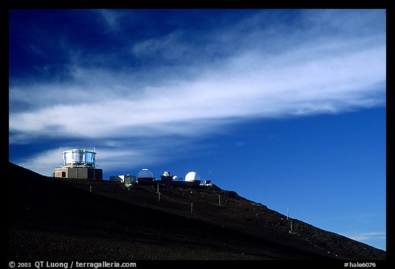 Observatory atop Red Hill. Haleakala National Park, Hawaii, USA.