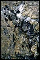 Lava crust on Mauna Ulu crater. Hawaii Volcanoes National Park ( color)