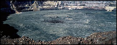 Halemaumau crater. Hawaii Volcanoes National Park (Panoramic color)