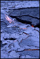 Lava flow. Hawaii Volcanoes National Park, Hawaii, USA.