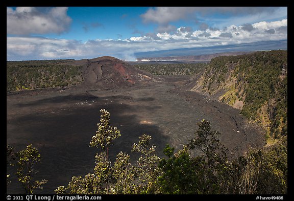 Kilauea Iki Crater. Hawaii Volcanoes National Park (color)