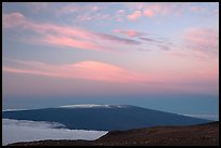 Mauna Loa at dawn. Hawaii Volcanoes National Park, Hawaii, USA.