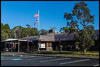 Visitor center. Hawaii Volcanoes National Park, Hawaii, USA. (color)