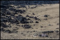 Olivine slopes and black aa lava. Hawaii Volcanoes National Park ( color)