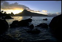 Sunrise from the South Beach, Ofu Island. National Park of American Samoa