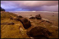 Approaching storm, Siu Point, Tau Island. National Park of American Samoa ( color)