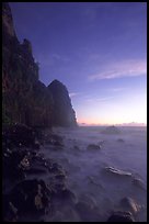 Tall seacliffs, Pola island,  Tutuila. National Park of American Samoa ( color)