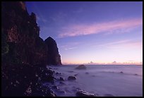 Pola Island at dawn, Tutuila Island. National Park of American Samoa