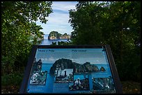 Pola Island interpretive sign. National Park of American Samoa ( color)