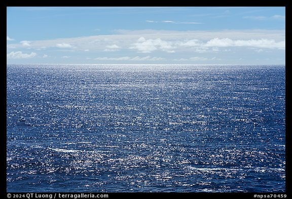 South Pacific Ocean shimering. National Park of American Samoa (color)
