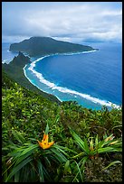 View from Tumu Overlook, Ofu Island. National Park of American Samoa ( color)
