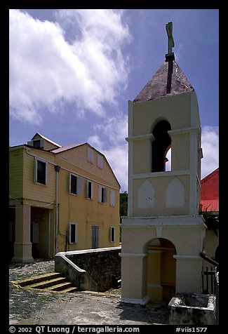 Emmaus Moravian church, Coral Bay. Saint John, US Virgin Islands (color)