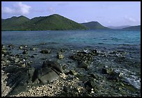 Leinster Bay, morning. Virgin Islands National Park, US Virgin Islands.