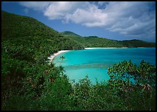 Hawksnest Bay. Virgin Islands National Park, US Virgin Islands. (color)