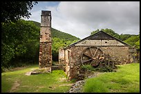 Reef Bay sugar factory ruins. Virgin Islands National Park ( color)