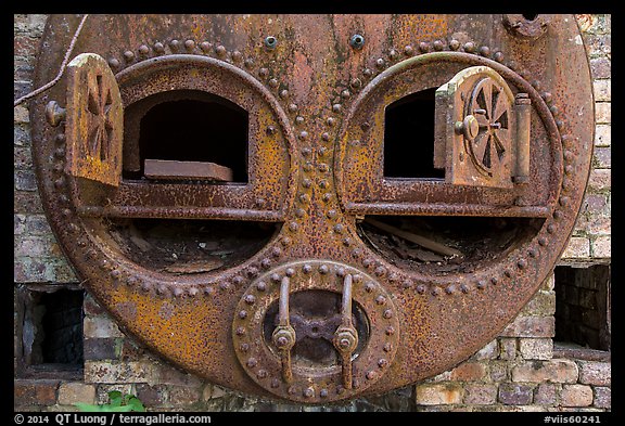 Furnace, Hassel Island. Virgin Islands National Park (color)