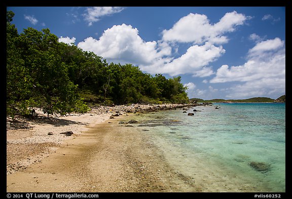 Shoreline and reef, Hassel Island. Virgin Islands National Park (color)