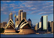 Opera House and high rise buildings. Sydney, New South Wales, Australia ( color)