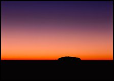 Dawn, Ayers Rock. Uluru-Kata Tjuta National Park, Northern Territories, Australia ( color)