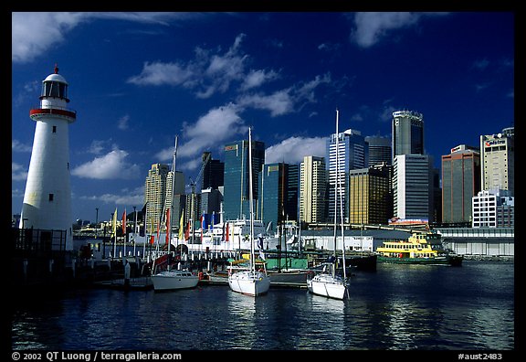 Darling harbour. Sydney, New South Wales, Australia (color)