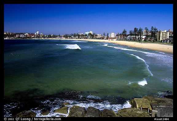 Manly beach. Sydney, New South Wales, Australia (color)
