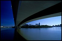 Bridge on the Brisbane River. Brisbane, Queensland, Australia (color)