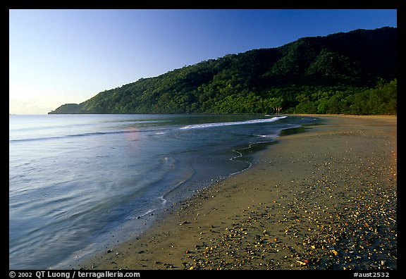 Beach near Cape Tribulation. Queensland, Australia (color)