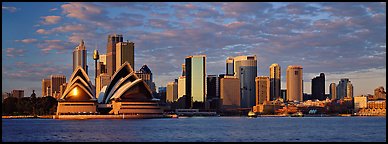 Sydney skyline view with Opera House. Sydney, New South Wales, Australia