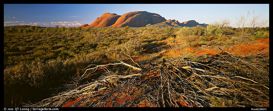 Australian outback, Olgas. Olgas, Uluru-Kata Tjuta National Park, Northern Territories, Australia (color)