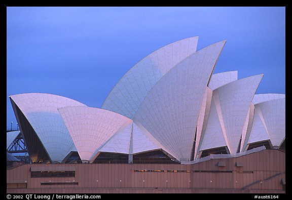 Roof of the Opera house. Sydney, New South Wales, Australia