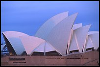 Roof of the Opera house. Sydney, New South Wales, Australia (color)