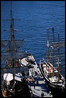 Historic Sailboats in harbour. Sydney, New South Wales, Australia